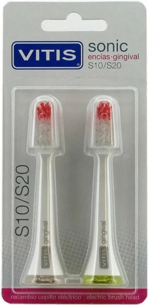 Set 2 Ricambi Vitis Sonic Gengival - Design Sonico Extra Morbido