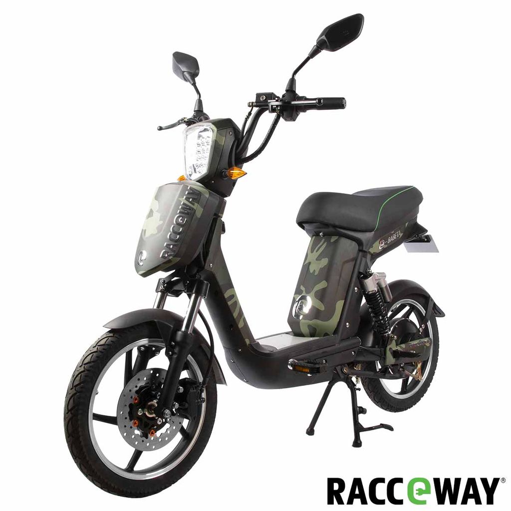 Elektroskútr RACCEWAY® E-BABETA®, maskáč zelený Obrázek produktu
