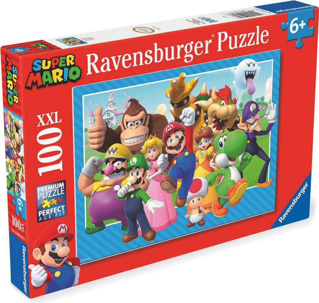 Ravensburger - Puzzle XXL Super Mario Bros 100 elementów - Produktbild 