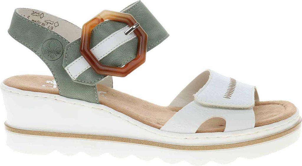Sandały damskie Rieker 67476-81 grun combi 37 Zdjęcie produktu 