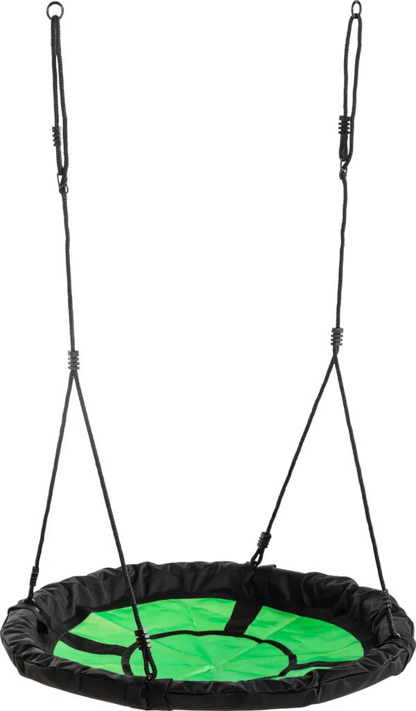 Balançoire Nid d'Oiseau 100cm Vert Pomme 150kg pour Jardin Extérieur