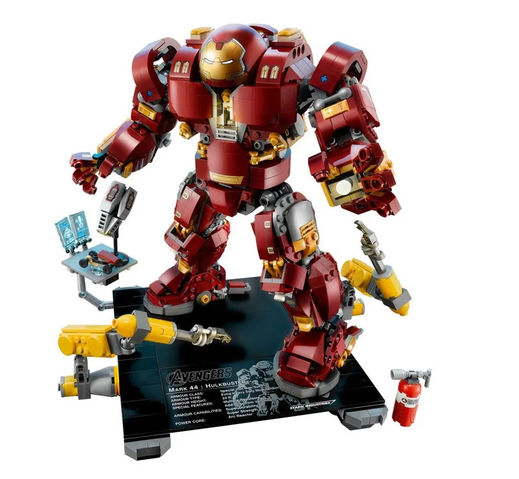Hulkbuster LEGO 76105 Idéal pour Décorer un Bureau de Fan de Marvel - 8