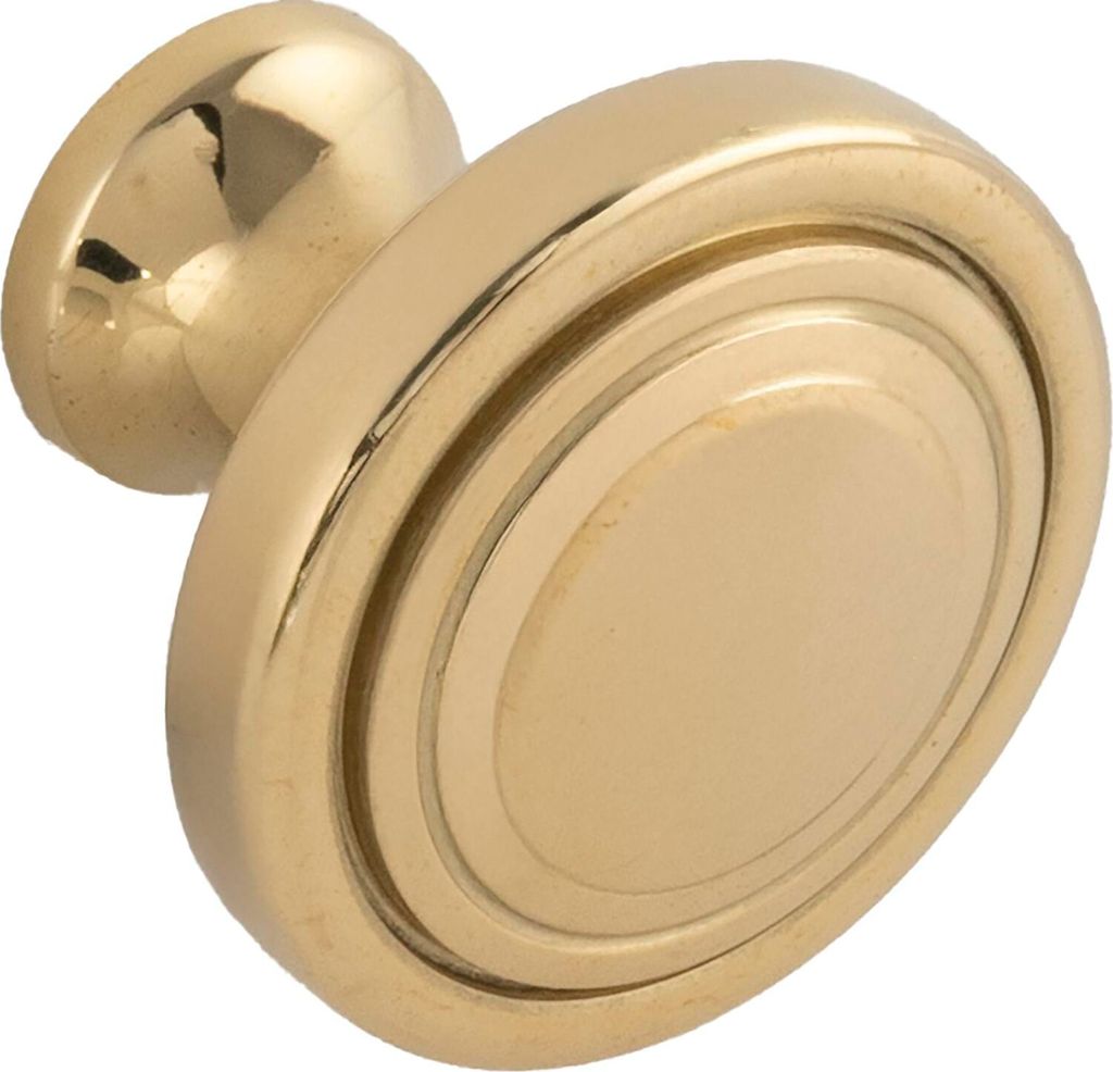 Technik Team Möbelknopf Perdixø 27mm, Tiefe 23mm, Messing poliert