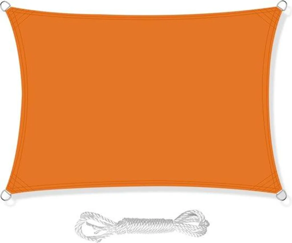 Auvent de jardin rectangulaire 2x3m en polyester PES imperméable gris