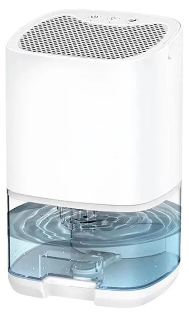 Déshumidificateur d'air blanc 1000ml silencieux basse consommation EU