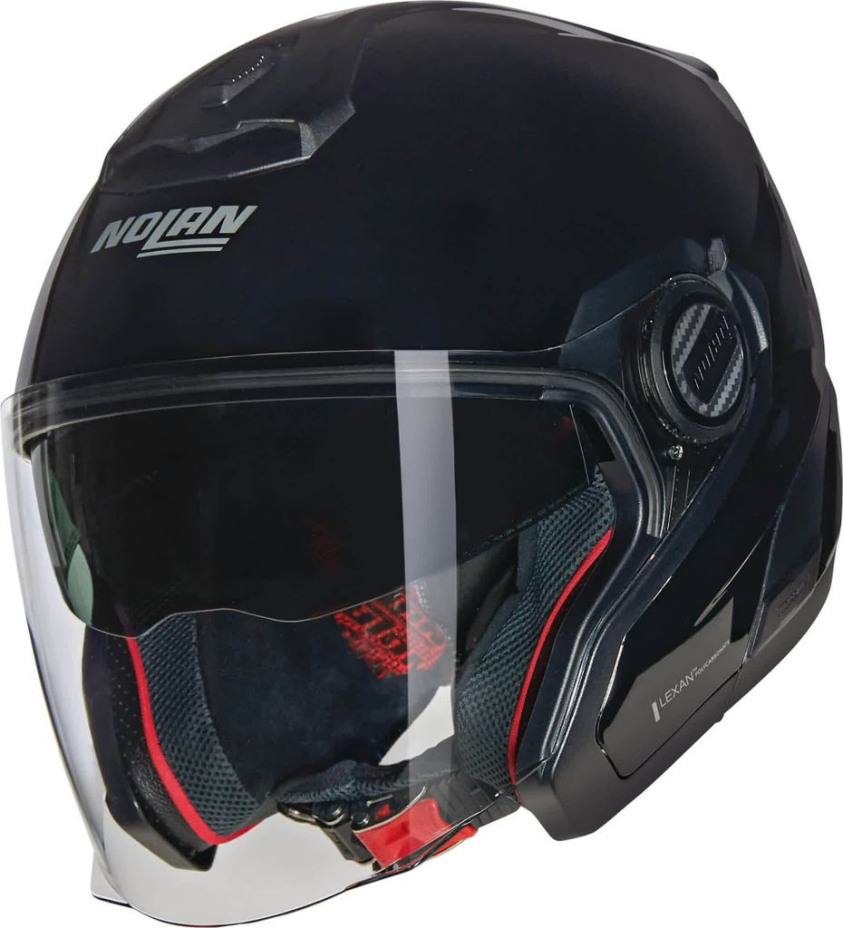 Nolan N40-5 06 Classico N-Com Jethelm, schwarz, M (58) Produktbild 