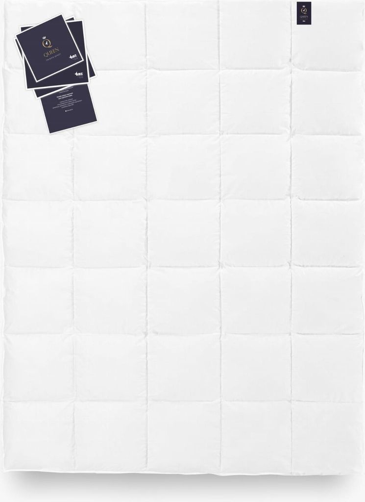 Bettdecke Gänsedaunen 100% 155x200 QUEEN 490g Exklusiv