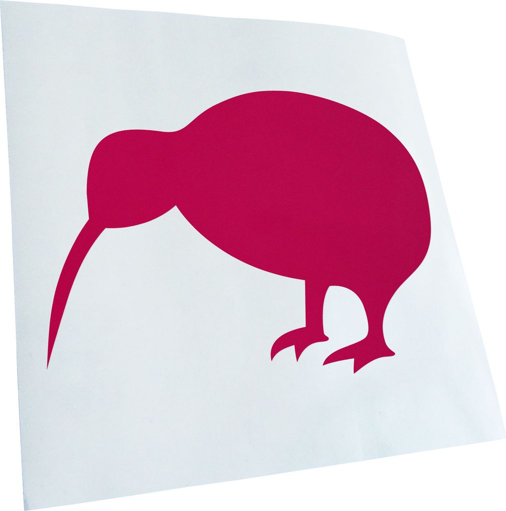 Kiwistar - Autoaufkleber - Kompass - Neon Matt - Aufkleber für Auto Kfz Fahrrad, LKW, Truck Mofa