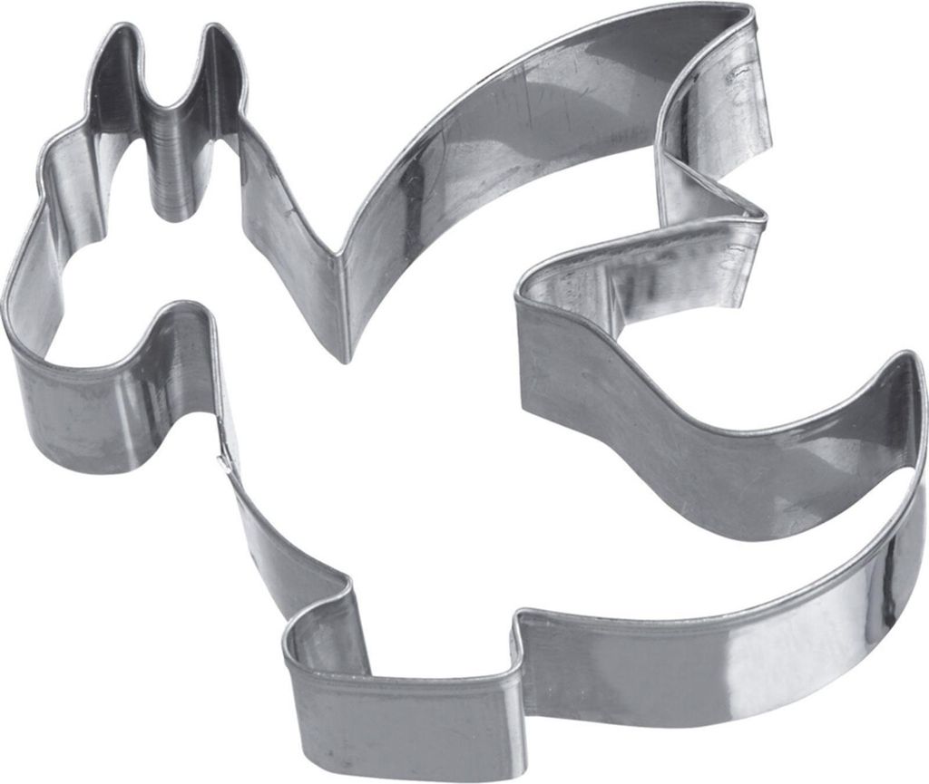 Ausstechform Drache mit Flügel 6cm aus Edelstahl