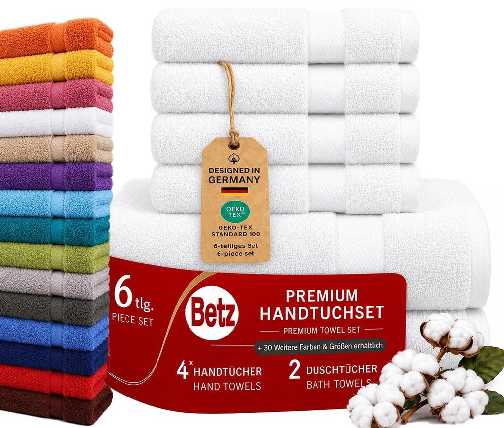 Betz 6er Handtuch Set Premium – 4 Handtücher 50x100 cm – 2 Produktbild 