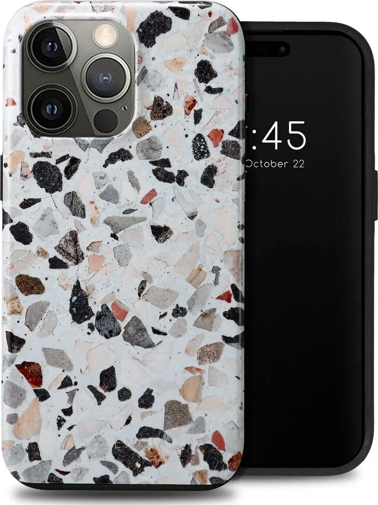Offerta Cover iPhone 15 Pro Max Selencia Vivid Chic Terazzo - Stock Limitato
