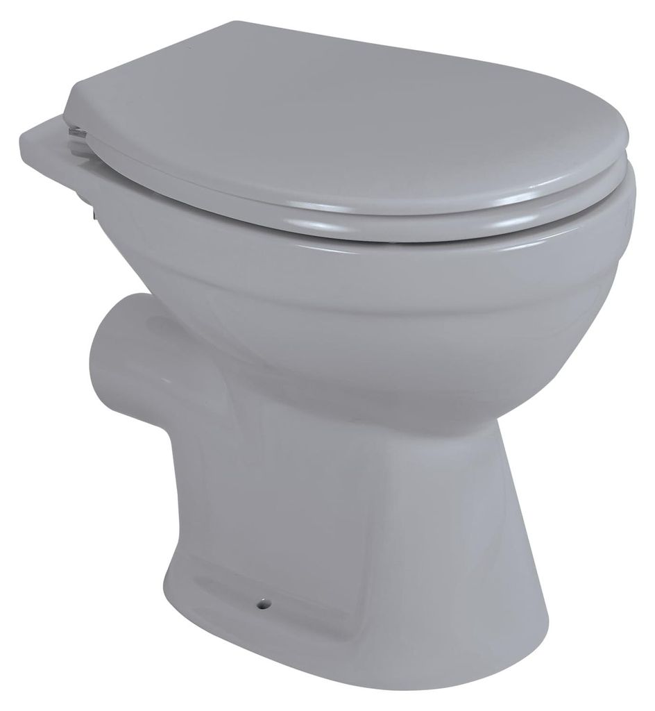 sanicomfort Stand-WC manhattan spülrandlos, Abgang Produktbild 