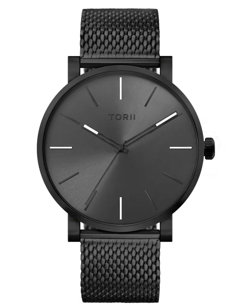 Montre Homme pour Nager TORII B45BG.AB - Idéale Piscine et Sport Noir