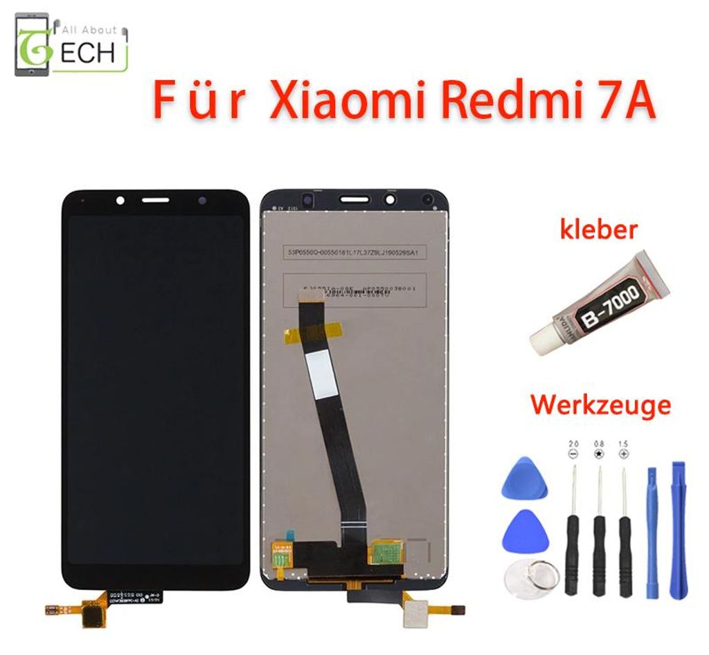 Für Xiaomi Redmi 7A LCD Display Touchscreen Bildschirm Produktbild 