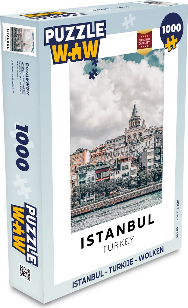 MuchoWow Puzzle 1000 Teile Istanbul - Türkei - Wolken - Spielzeug - Alt und Jung - Spiele - Puzzeln