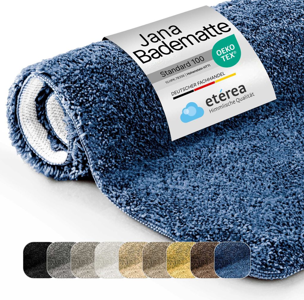 etérea Badteppich Microfaser 60 cm Rund Produktbild 