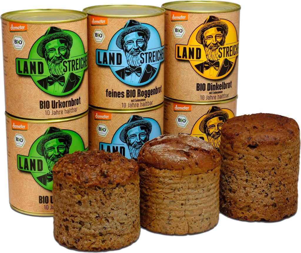 Demeter  Probierpaket: 2x Feines Roggenbrot - 2x Dinkelbrot Produktbild 