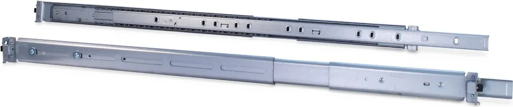 Rails télescopiques 1U 650 mm Inter-Tech pour éviter le blocage rack