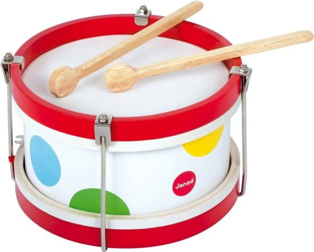 Apprendre le Rythme avec le Tambour Janod Confetti - Idéal Cadeau