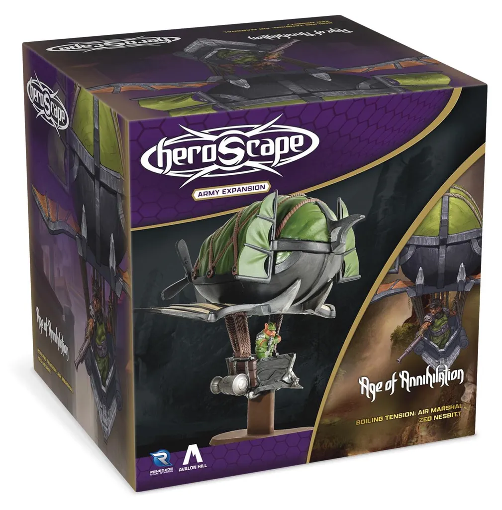 Air Marshal Zed Nesbitt Heroscape Figurine avec Capacités Spéciales