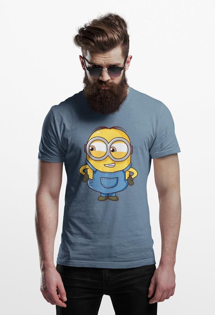 D&B 150 Uni Polo EB00012 Minions IndigoBlau-Größe XL