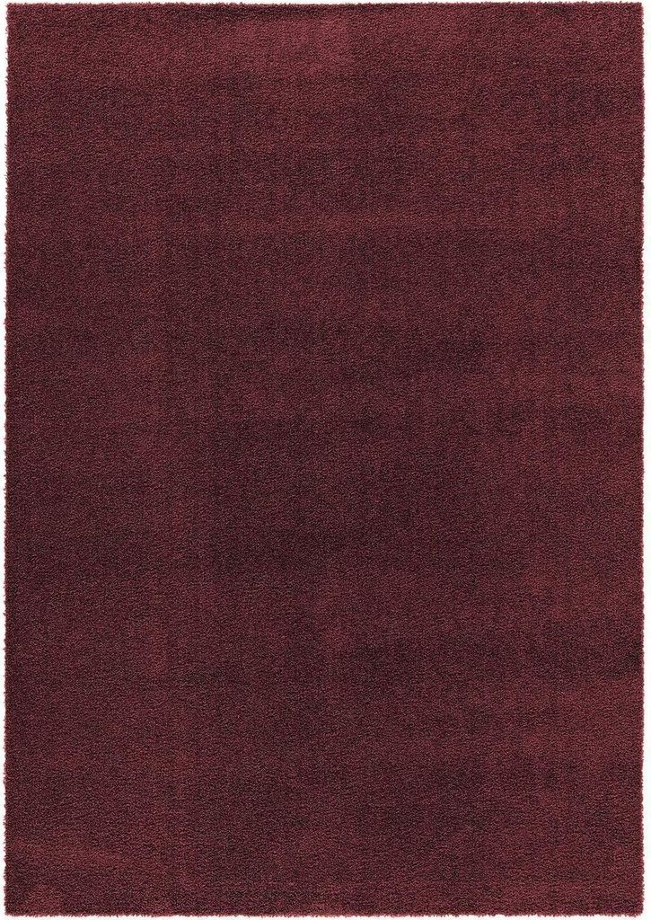 Teppich - 160 x 230 cm - Burgunderrot - waschbar
