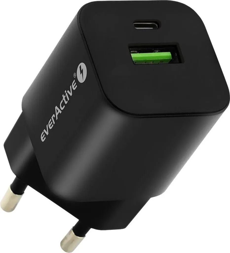 Chargeur secteur everActive anti-surchauffe 30W pour batterie sécurisée