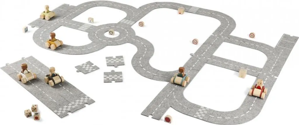 Micki Jeu éducatif City Transport Aventure en Carton pour Enfants