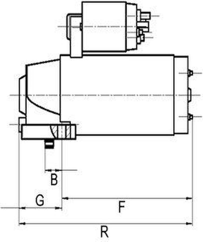 HC-Cargo F032116930 Starter Anlasser 1,4kW für MAZDA 6 Kombi (GH) 12V