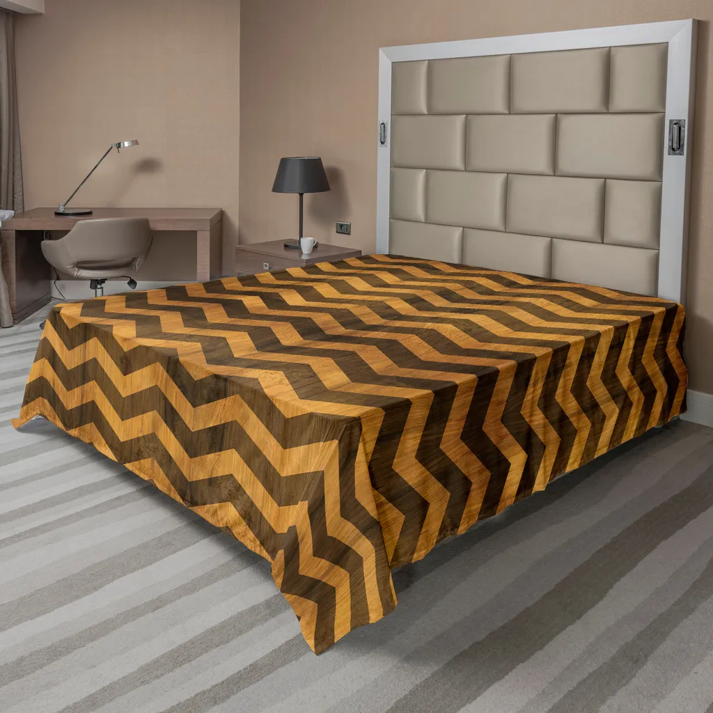 Lenzuolo Morbido ABAKUHAUS 266x260 Marrone Legno - Ideale per Famiglie