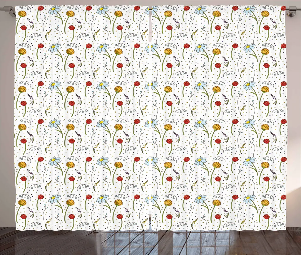 Tende Soggiorno Primavera ABAKUHAUS 280x175cm - Design Rustico Chic