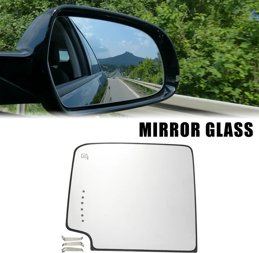 Verre Miroir Rétroviseur Gauche Chauffant pour Chevrolet Silverado 1500