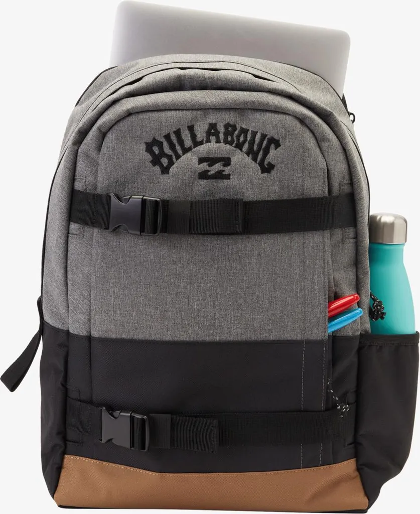 Sac à dos urbain Billabong Command Stash - Bagagerie Grise Multi-poches - 5