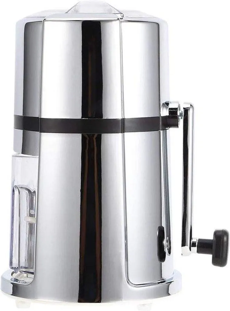 Machine à glace pilée manuelle avec réservoir 1L et couteaux en acier