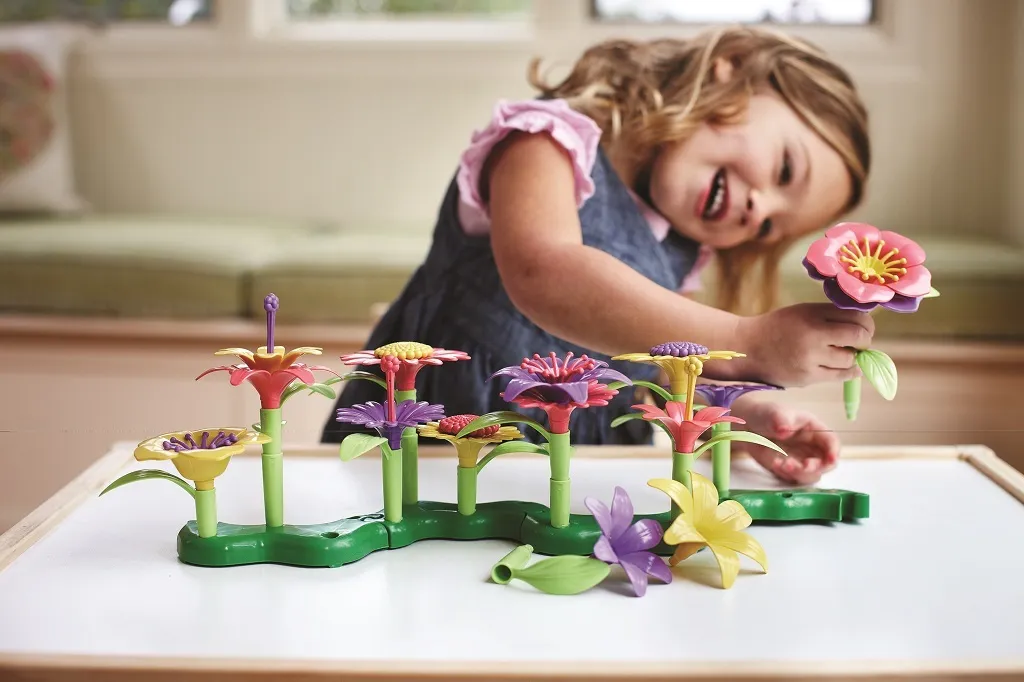 Fleurs à Assembler Green Toys - Le Jouet Sûr sans Toxine pour vos Enfants