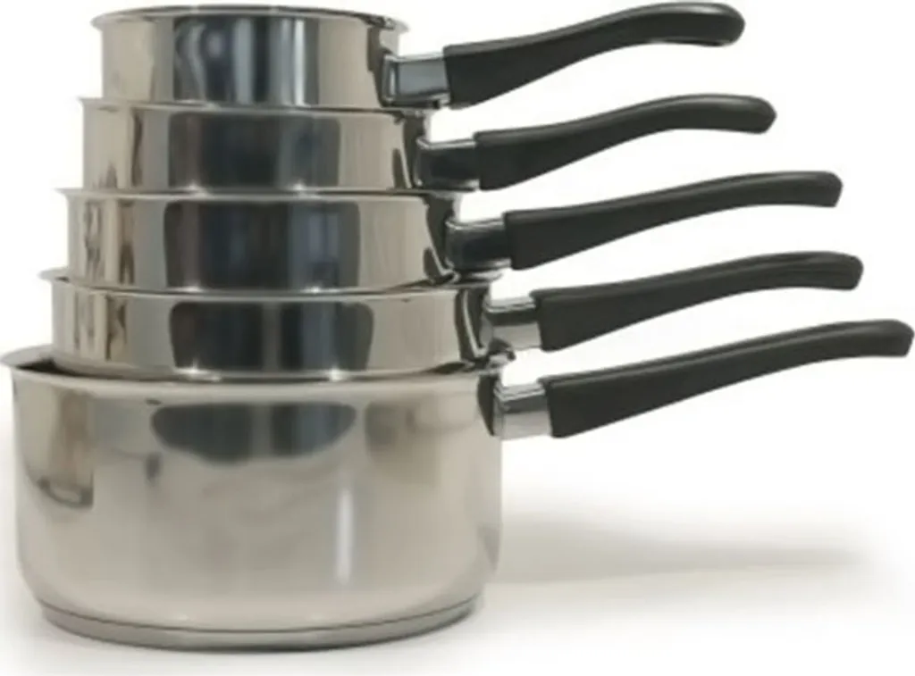 Serie di 5 pentole in acciaio inox 12/14/16/18 / 20cm Beka 12036994