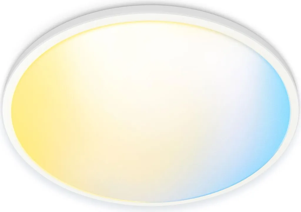 Éclairage Plafond WiFi 22W 2450lm SuperSlim Ø430 pour cuisine et bureau
