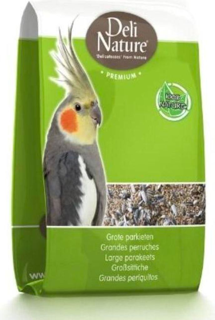 Deli Nature Premium + Fruit - Früchtemischung für Nymphensittiche und andere mittelgroße Papageien 1kg
