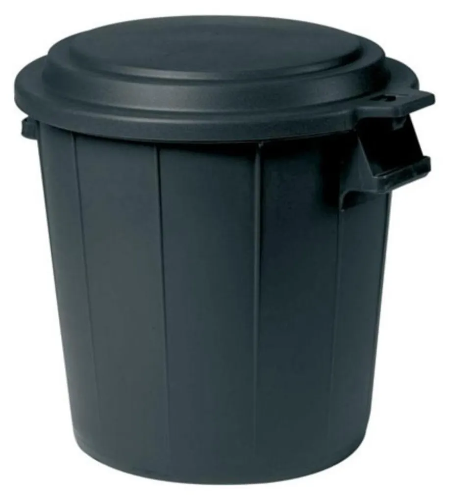 Collecteur de Déchets de Jardin 50L Eda, Bac Extérieur Haute Densité
