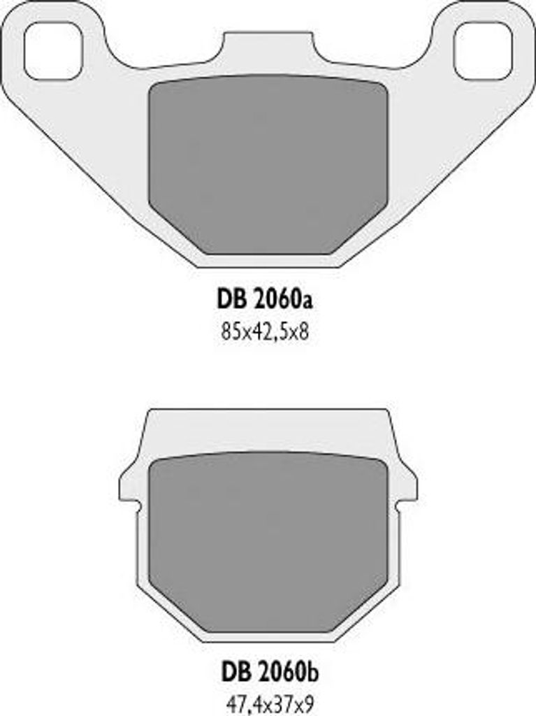 Kh83 Bremsbeläge - Ersetzt Db2060Mx-N Und Db2060Qd-N