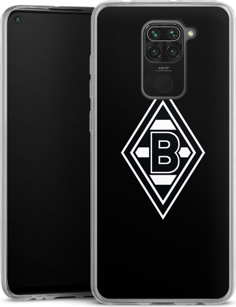 DeinDesign Slim Hülle für Xiaomi Redmi Note 9 Silikon Case Ultra Dünn Handyhülle Borussia Mönchengladbach Gladbach Wappen