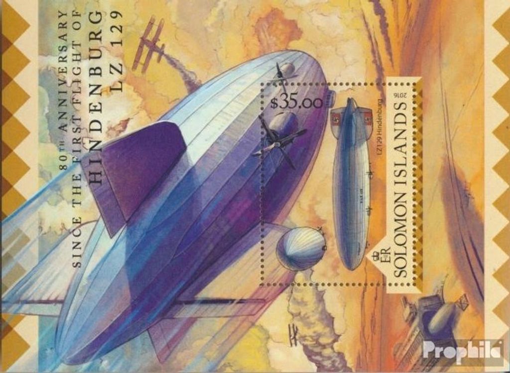 Briefmarken Salomoninseln 2016 Mi Block 515 (kompl. Ausg.) Produktbild 