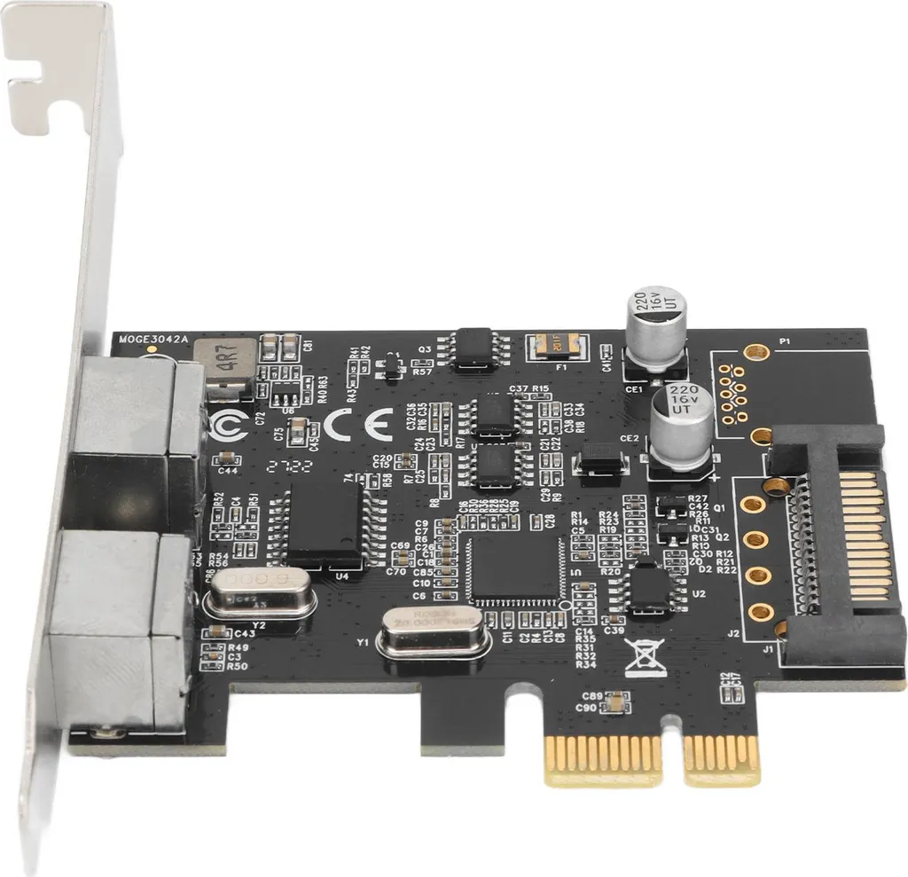 Carte PCIe PS2 Plug and Play avec Interface SATA pour Clavier et Souris - 3