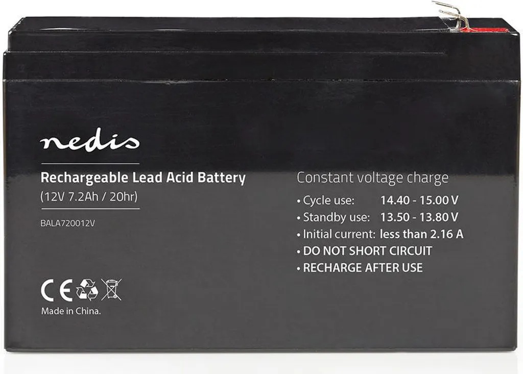 Batterie 12V 7200mAh plomb-acide contre les coupures de courant