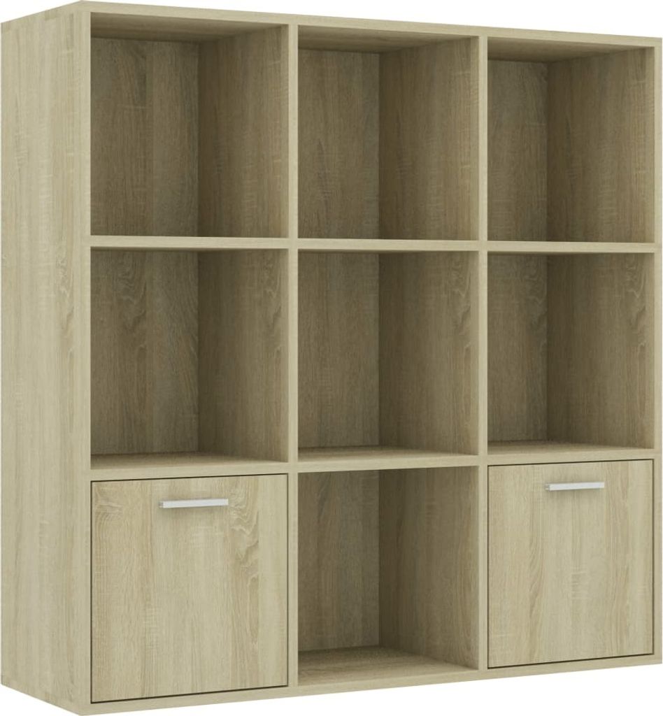 Libreria rovere Sonoma 98x30x98 cm materiale a base di Immagine del prodotto 