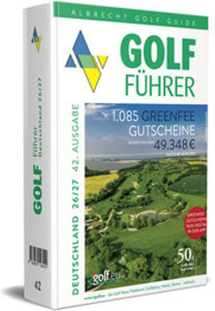 Albrecht Golf Führer Deutschland 26/27 inklusive Greenfee Produktbild 