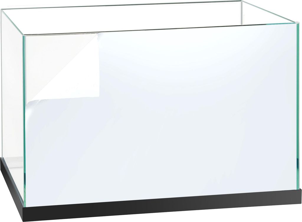 Aquarium Hintergrund Folie 50x50 cm – Weiß - Aquarium Folie Rückwand aus PVC mit hoher Deckkraft - Rückwandfolie selbstklebend für einfache M...