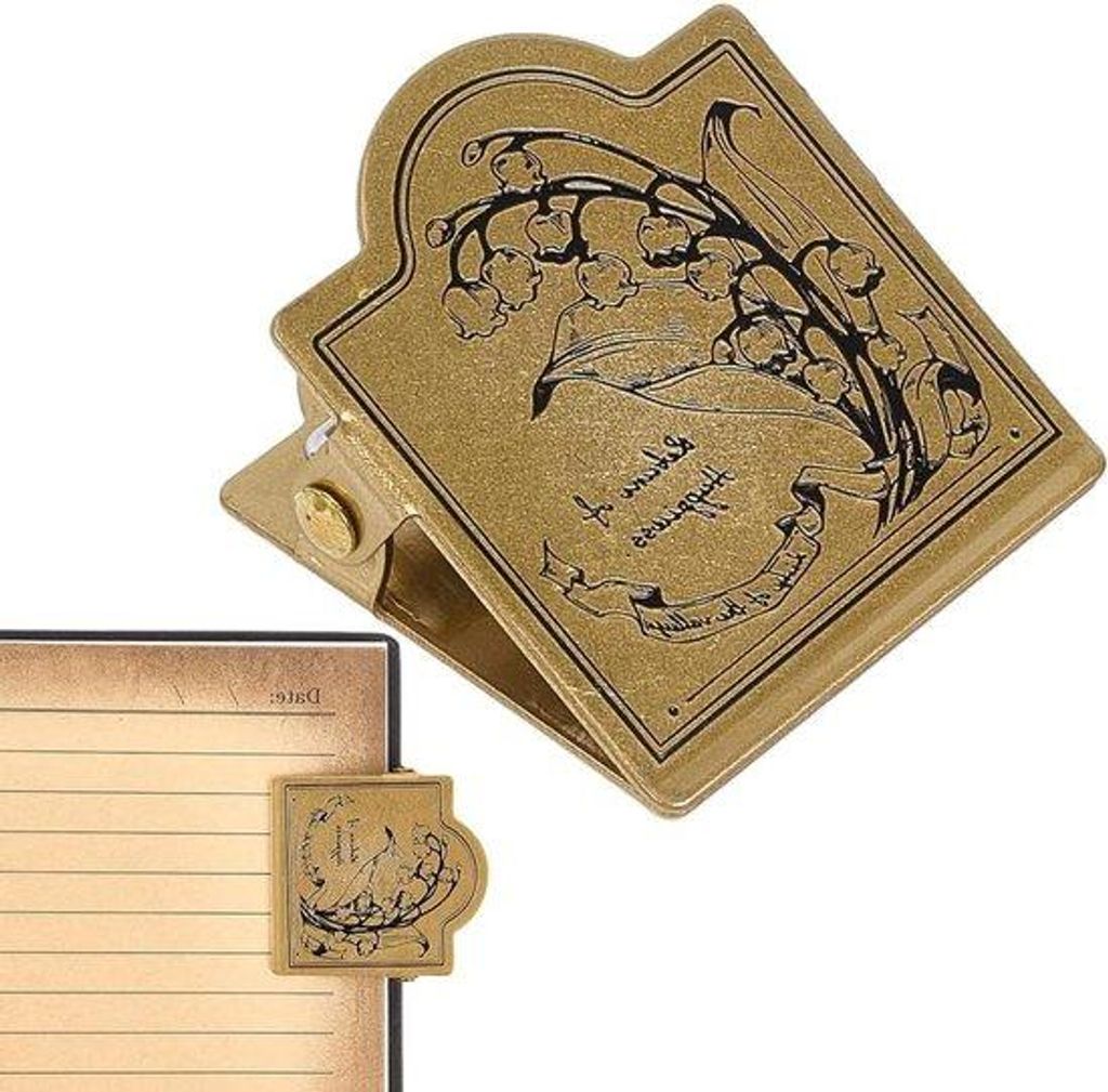 Vintagemetalboekclip - Lelietjevandalen-Design - Dekorative Clip für TN-Reisende - Kunstleseaccessoires