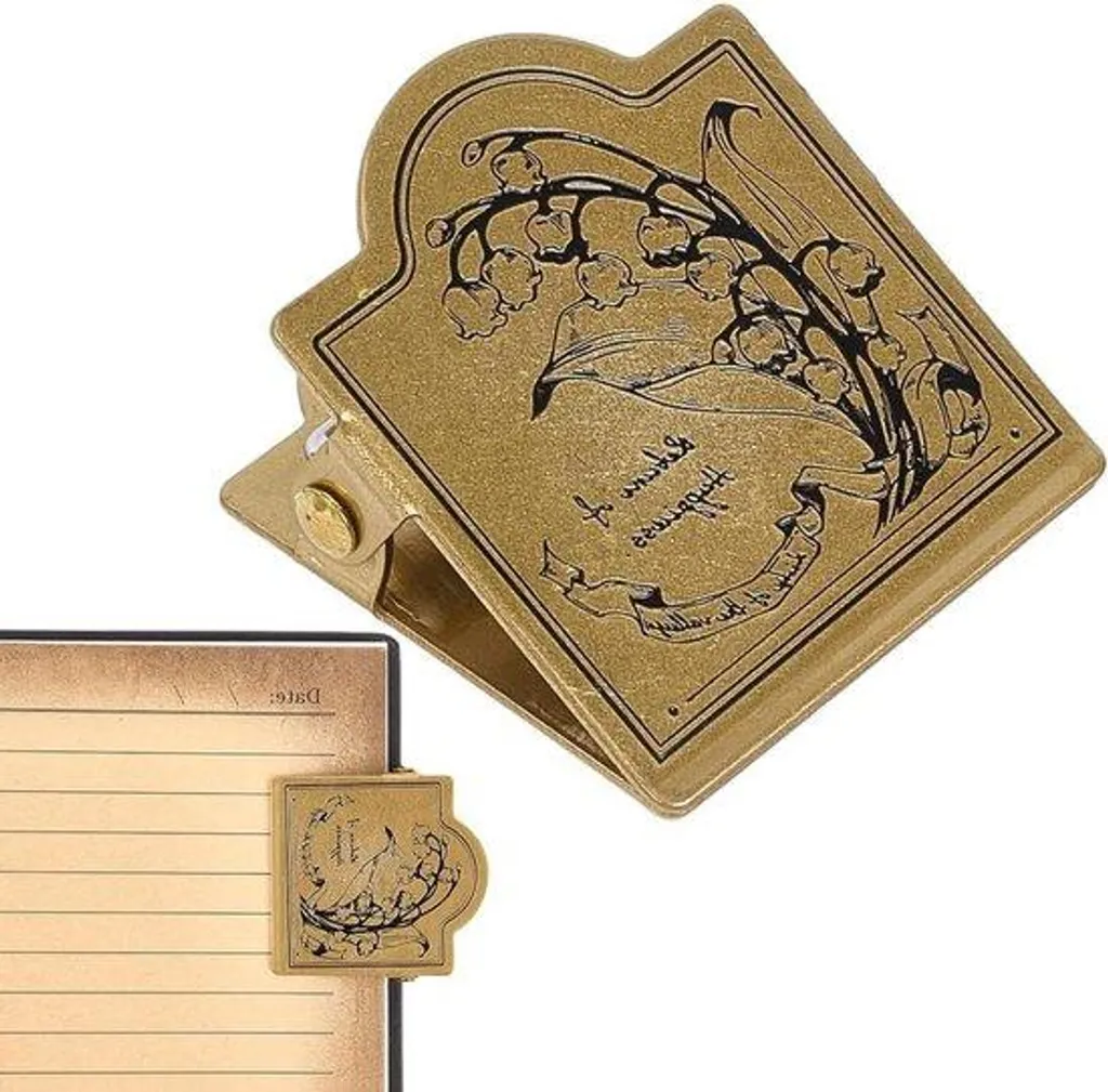 Accessoire carnet de voyage : pince métallique vintage pour nomade