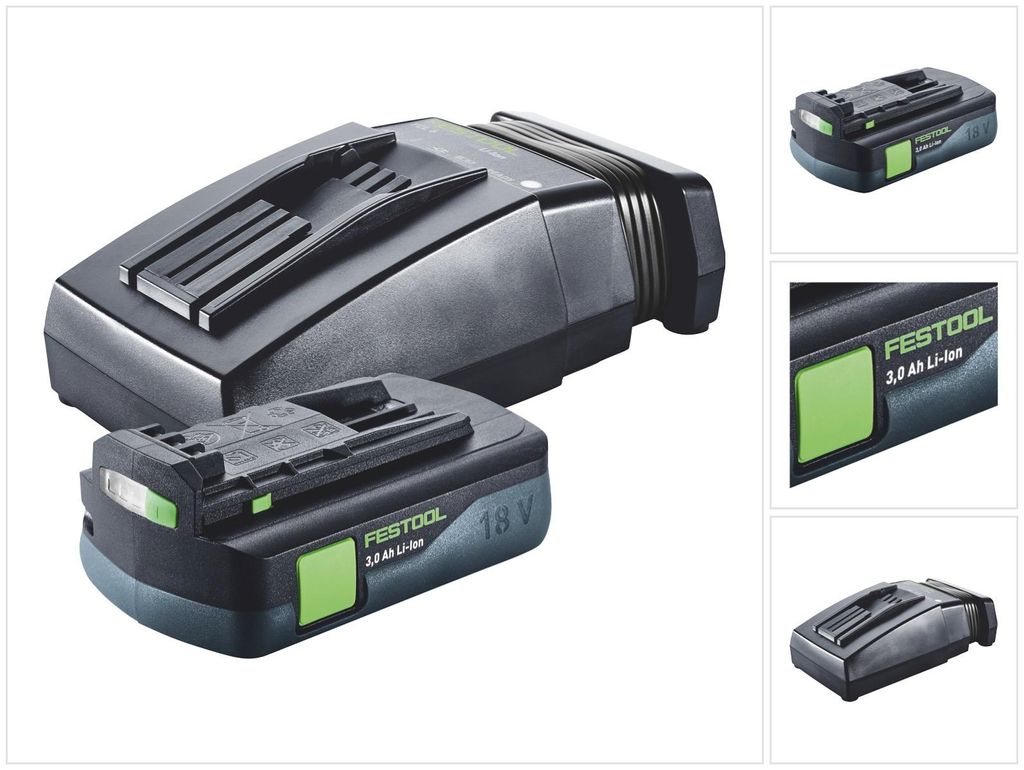 Festool Energie Set 1x BP 18 Li 3,0 C Akku 18 V 3,0 Ah / Produktbild 